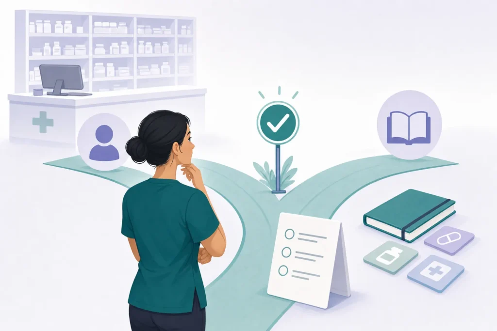 image depicting someone wondering if they need a pharmacy technician certification